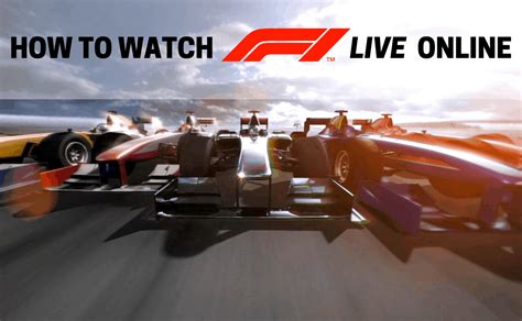 how to stream f1 live